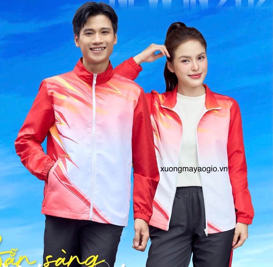 Xưởng May áo khoác gió thể thao đồng phục